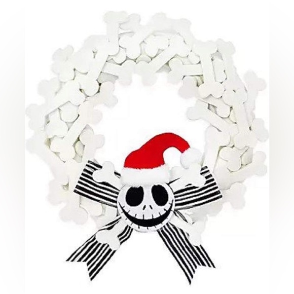 BNWT Jack Skellington nightmare before Christmas hanging wreath - Picture 1 of 5